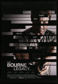 2c129 BOURNE LEGACY advance DS 1sh '12 there was never just one, Jeremy Renner!