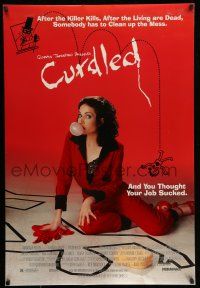 2c187 CURDLED DS 1sh '96 William Baldwin, Quentin Tarantino, sexy Angela Jones cleans up a mess!