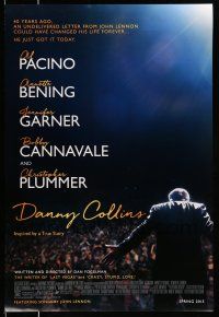 2c191 DANNY COLLINS advance DS 1sh '15 Al Pacino in the title role, Annette Bening, Jennifer Garner