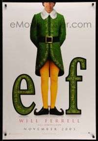 2c235 ELF teaser DS 1sh '03 Jon Favreau directed, James Caan & Will Ferrell in Christmas comedy!
