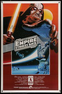 2c237 EMPIRE STRIKES BACK Kilian 1sh R90 George Lucas classic, Darth Vader, Larry Noble art!