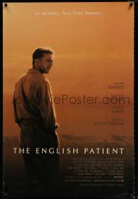 2c241 ENGLISH PATIENT 1sh '97 Ralph Fiennes, love lives forever, Best Picture Winner!