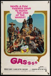 2c300 GASSSS 1sh '70 AIP, Roger Corman, watch the end of the world with a few friends!