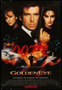 2c314 GOLDENEYE Spanish/U.S. export advance DS 1sh '95 Pierce Brosnan as secret agent James Bond 007!