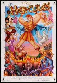 2c361 HERCULES DS 1sh '97 Walt Disney Ancient Greece fantasy cartoon!