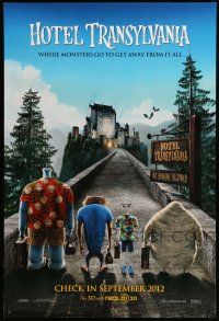 2c376 HOTEL TRANSYLVANIA teaser DS 1sh '12 where monsters go to get away from it all!