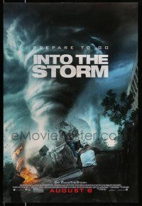 2c423 INTO THE STORM advance DS 1sh '14 Richard Armitage, tornado storm chaser action!