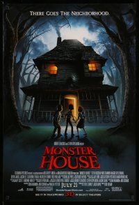 2c548 MONSTER HOUSE advance DS 1sh '06 there goes the neighborhood, see it in 3-D!