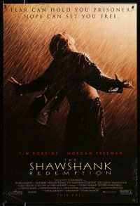 2c691 SHAWSHANK REDEMPTION advance 1sh '94 Tim Robbins, Morgan Freeman, written by Stephen King!
