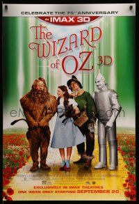 2c831 WIZARD OF OZ advance DS 1sh R13 Victor Fleming, Judy Garland all-time classic, rated PG!