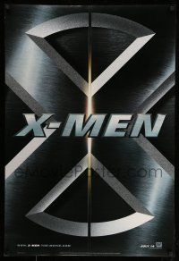 2c840 X-MEN teaser DS 1sh '00 Bryan Singer, Marvel Comics super heroes!