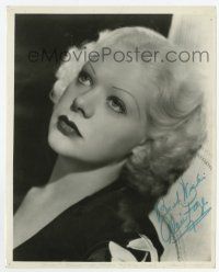 2d0452 ALICE FAYE signed 8x10 still '35 beautiful head & shoulders portrait from Music is Magic!