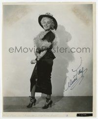 2d0455 ALICE FAYE signed 8x9.75 still '38 in great costume when she made Alexander's Ragtime Band!