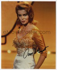 2d0680 ANN-MARGRET signed color 8x10 REPRO still '90s the sexy redhead wearing fringed gold outfit!