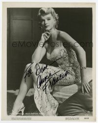 2d0458 ANNE FRANCIS signed 8x10.25 still '55 sexy full-length portrait from Bad Day at Black Rock!