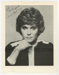 2d0376 ANNE MURRAY signed 8.5x11 REPRO still '80s head & shoulders portrait of the Canadian singer!