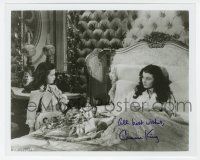 2d0986 CAMMIE KING signed 8x10 REPRO still '80s as little Bonnie Butler with Vivien Leigh in GWTW!