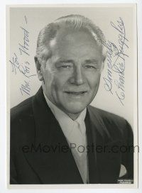 2d0122 CHARLIE RUGGLES signed 5x7 still '50s head & shoulders portrait by Jack Powell!