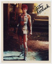 2d0725 CYNTHIA ROTHROCK signed color 8x10 REPRO still '96 full-length in wild costume in Hercules!