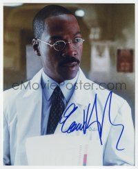 2d0747 EDDIE MURPHY signed color 8x10 REPRO still '00s great close up in lab coat as Doctor Dolittle