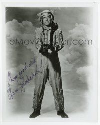 2d1014 EFREM ZIMBALIST, JR signed 8x10 REPRO still '90s great portrait as pilot from Crowded Sky!