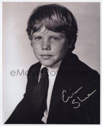 2d1018 ERIC SHEA signed 8x10 REPRO still '90s great portrait of the child actor wearing suit & tie!