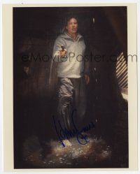2d0767 HARRISON FORD signed color 8x10 REPRO still '90s c/u in sewer with gun from The Fugitive!