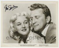 2d0505 JAN STERLING signed 8.25x10 still '51 great close up with Kirk Douglas in Ace in the Hole!