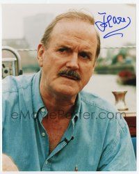2d0792 JOHN CLEESE signed color 8x10 REPRO still '00s great close portrait of the English funnyman!