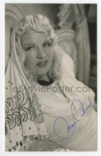 2d0127 MAE WEST signed deluxe 3.5x5.5 still '40s great close up of the legendary blonde star!