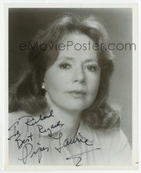 2d1117 PIPER LAURIE signed 8x10 REPRO still '80s great head & shoulders portrait later in her career