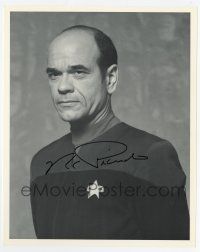 2d1134 ROBERT PICARDO signed 8x10 REPRO still '90s great portrait as Dr. Zimmerman from Star Trek!