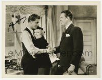 2d0559 ROBERT YOUNG signed 8x10 still '36 great c/u with his co-stars in New Morals for Old!