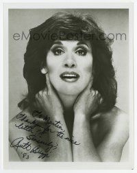 2d1137 RUTH BUZZI signed 8x10.25 REPRO still '83 the wacky comic actress in a sexy topless pose!