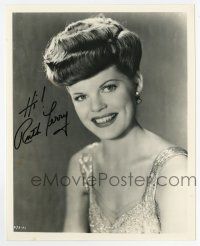 2d1138 RUTH TERRY signed 8x10 REPRO still '80s head & shoulders smiling portrait of the pretty star!