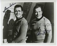 2d1150 STAR TREK signed 8x10 REPRO still '80s by BOTH James Doohan AND William Shatner!