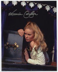 2d0933 VERONICA CARLSON signed color 8x10 REPRO still '90s sexy in Dracula Has Risen from the Grave!