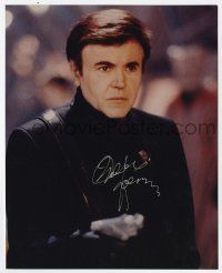 2d0937 WALTER KOENIG signed color 8x10 REPRO still '00s great c/u as Alfred Bester from Babylon 5!