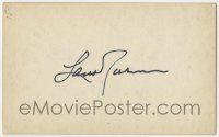 2d0143 LANA TURNER signed 3x5 fan photo '40s she autographed it on the back, great portrait!