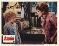 2d0056 ANNIE signed LC #8 '82 by Carol Burnett as Miss Hannigan, who's with Aileen Quinn!