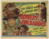 2d0044 BOWERY BUCKAROOS signed TC '47 by BOTH Iron Eyes Cody AND Huntz Hall, Bowery Boys comedy!