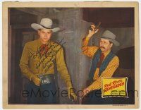2d0095 RED RIVER RENEGADES signed LC '46 by Sunset Carson, great close up about to get ambushed!