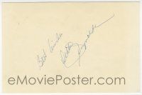 2d0423 DEBBIE REYNOLDS signed 4x6 note paper '70s it can be framed with a vintage or repro still!