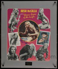 2d0336 IRISH MCCALLA signed ltd edition 20x24 matted display '98 Sheena, Queen of the Jungle, 41/500