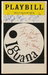 2d0189 NIGHT OF THE IGUANA signed playbill '76 by BOTH Dorothy McGuire AND Sylvia Miles!