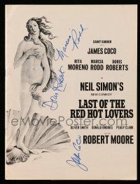 2d0223 LAST OF THE RED HOT LOVERS signed stage play souvenir program book '69 by Rodd, Roberts &Coco