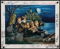 2d0603 MONSTER RALLY '99 signed 18x22 special poster '99 by THIRTEEN people, Cortlandt Hull art!