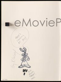2d0301 GARY K. WOLF signed auction catalog '89 he was the cartoonist creator of Roger Rabbit!