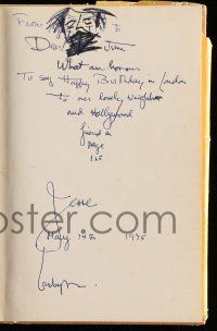 2d0316 JESSE L. LASKY JR. signed hardcover book '75 his book Whatever Happened to Hollywood!