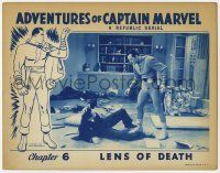 2f520 ADVENTURES OF CAPTAIN MARVEL chapter 6 LC '41 best Tom Tyler in costume by beaten bad guys!